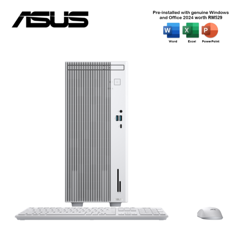 Asus V500MV-13620H033WS SSF Desktop PC White ( i7-13620H, 16GB, 512GB SSD, Intel, W11, HS+M365)