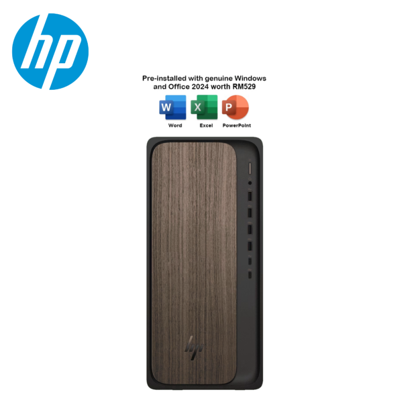 HP OmniDesk M03-0027D Dark Wood Desktop AI ( CU7 265, 16GB, 512GB SSD, Intel, W11, HS+M365 )